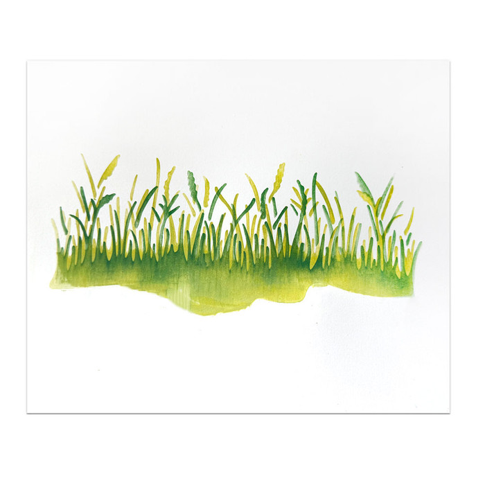 Long grass stencil for card making, craft, scrapbooking, mixed media