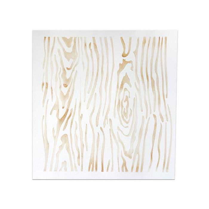 Woodgrain stencil for card making, craft, scrapbooking, mixed media