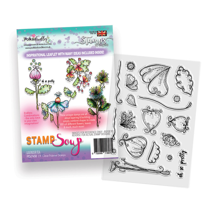 Stamp Soup - Lavender Tea Polymer Stamp Collection