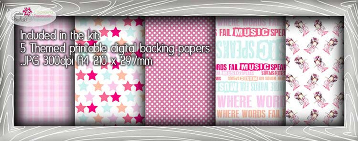 Opera Girl Theme Paper Craft download