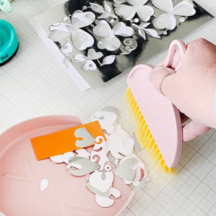 Bitsy McClean - Craft Desk Mini Sweeper (Pink or Sage Green)