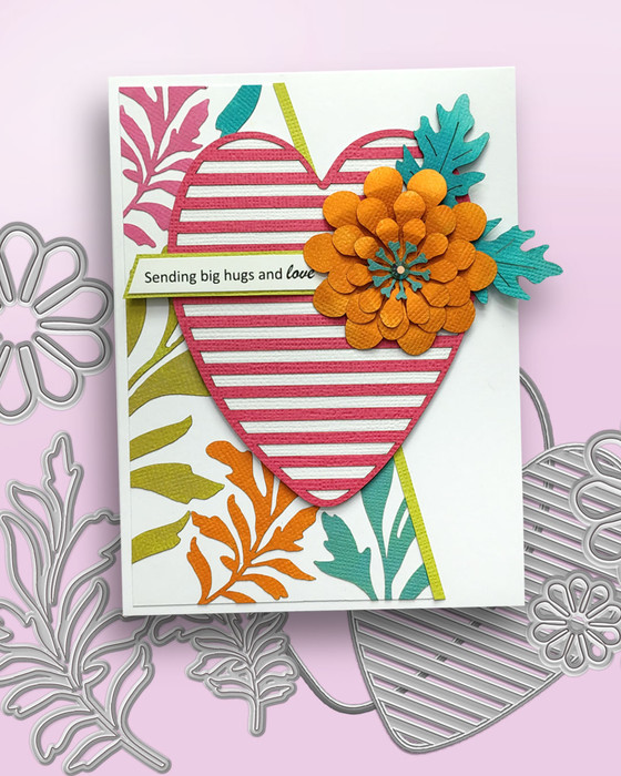 Leafy Flourish dies – craft, card making scrapbooking cutter dies