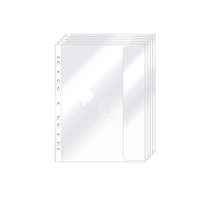Ring Binder Storage Wallets with flap – 5 Pk - Craft Organisation Wallets for stencils, Stamps, Dies, Papers