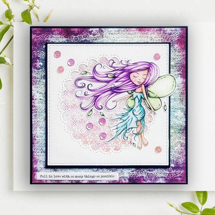 Serenity Fairy Earthstar - Digital Crafts, digital Stamp card making printable downloads