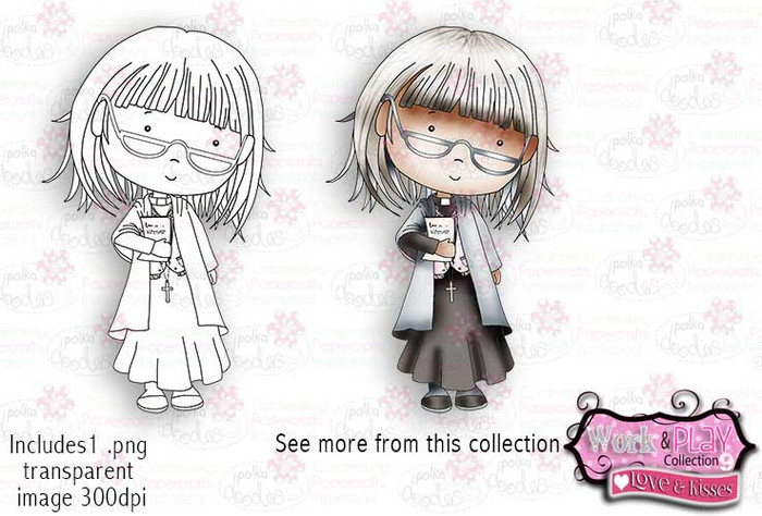 Vicar Digital Craft Stamp download