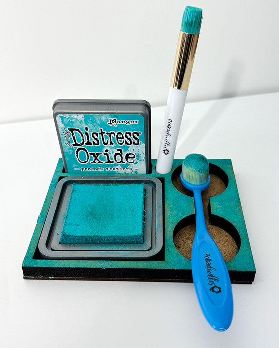 Distress Ink pad and Brush Holder - MDF DIY kit, Card Making, Craft,  Scrapbooking