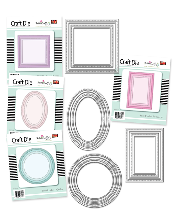 Essentials die bundle - 16 craft cutting dies