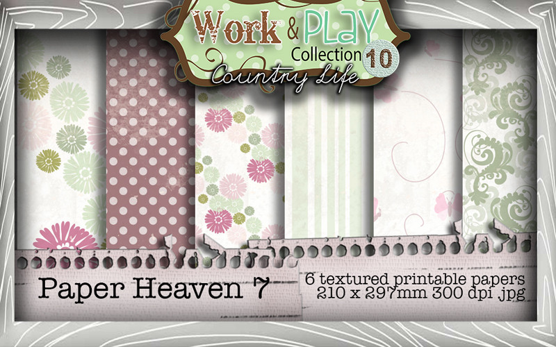 Work & Play 10 Collection - Paper Heaven 7 Digital Craft Download Bundle