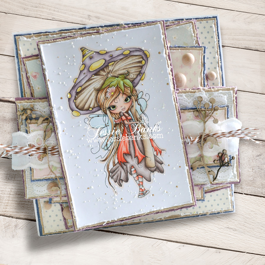 Octavia Moonfly Wistful Digital Stamp Craft Download