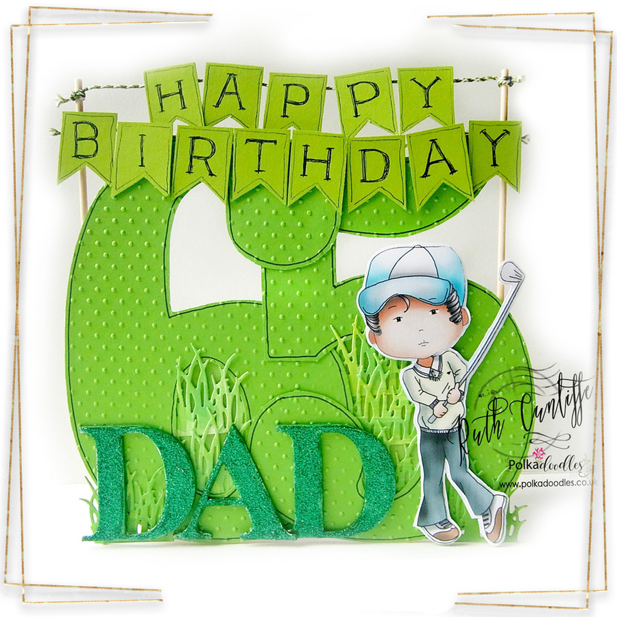 Golfer, Golfing - Digital Stamp Download