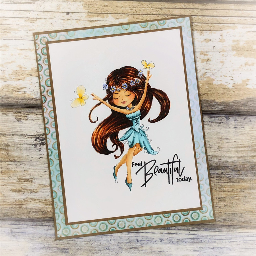 Serenity Fairy Joyful - Digital Crafts, digital Stamp card making printable downloads