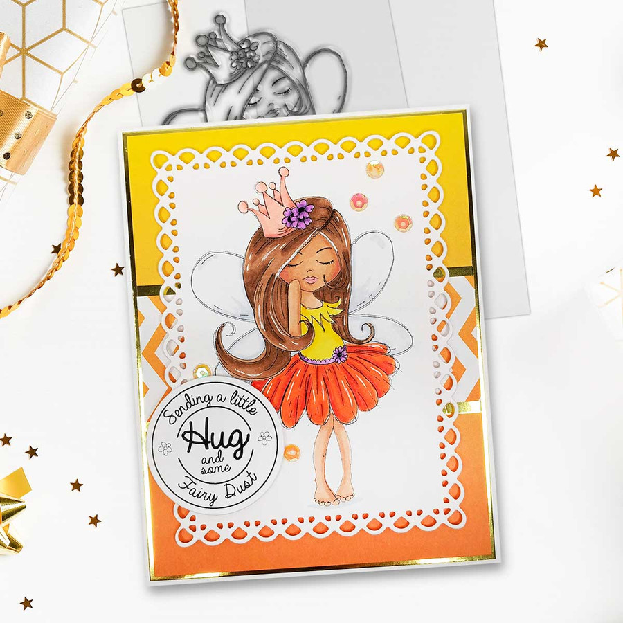 Serenity Fairy Princess - Digital Crafts, digital Stamp card making printable downloads