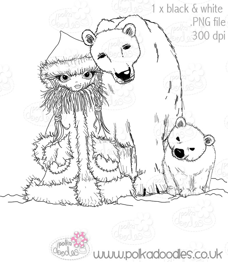 Polar Family - Octavia Frosted Winter - Digital CRAFT Download