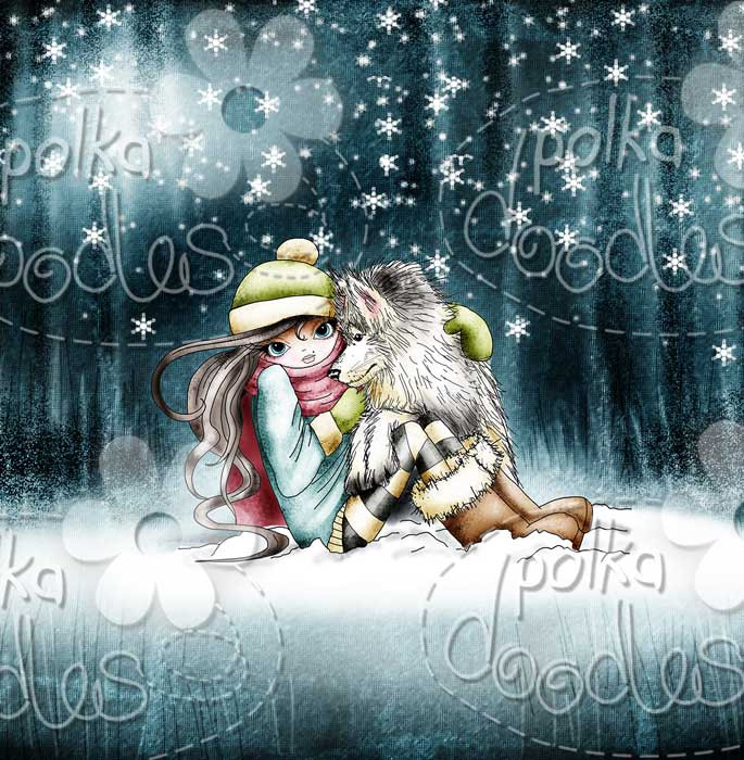 Frosted Spines - Octavia Frosted Winter - Digital CRAFT Download