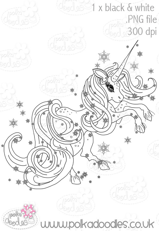 Arctic Unicorn - Octavia Frosted Winter - Digital CRAFT Download
