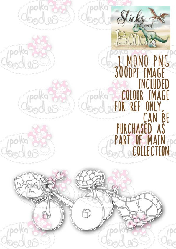 Sticks & Bones - Stone age Bicycle - Digital CRAFT Download