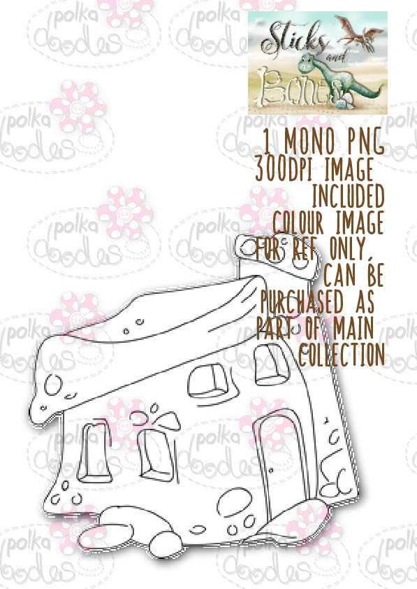 Sticks & Bones - Stone/Rock House 1 - Digital CRAFT Download