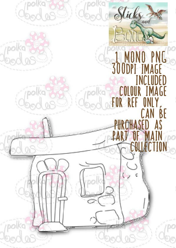 Sticks & Bones - Stone/Rock House 3 - Digital CRAFT Download