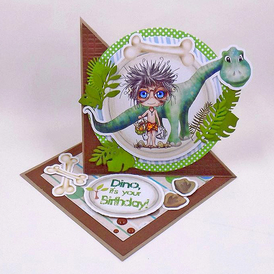 Sticks & Bones - Bearing Gifts/Dinosaur - Digital Stamp CRAFT Download