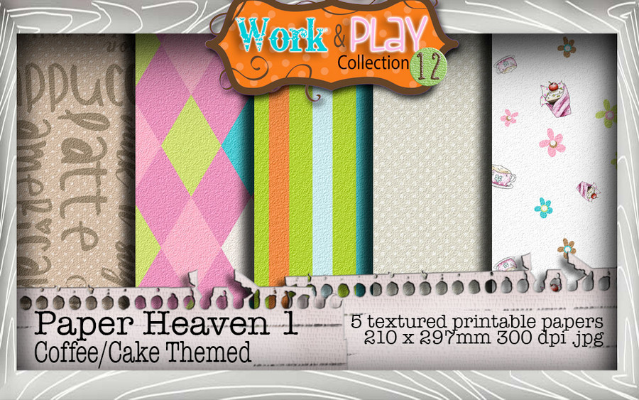 Work & Play 12 Download Collection Big Kahuna bundle - Printable Crafting Digital Stamp Craft Scrapbooking Download