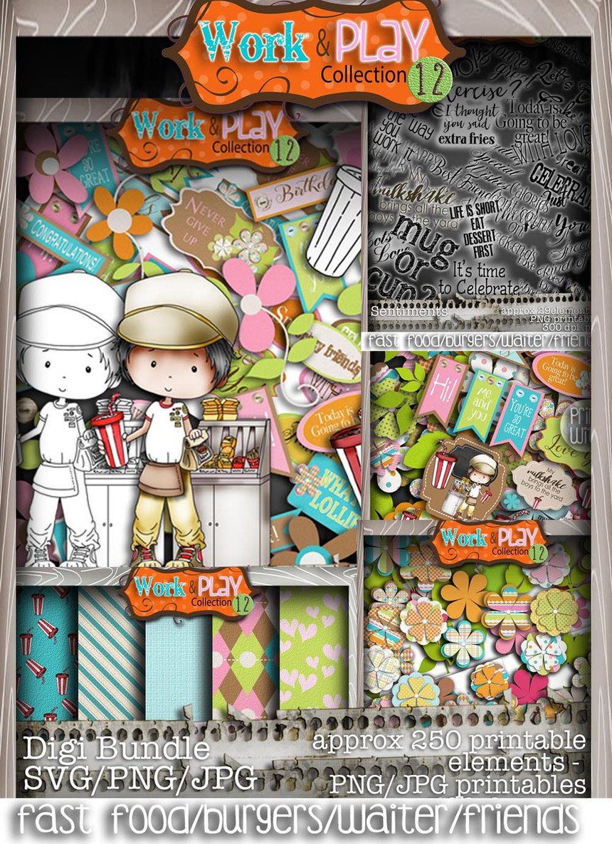 Work & Play 12 Download Collection Big Kahuna bundle - Food section