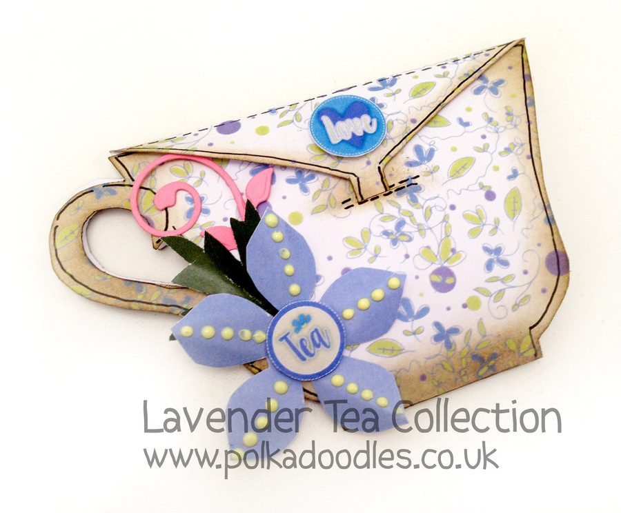 Lavender Tea Printables Download Craft & Scrapbooking Collection inc project templates