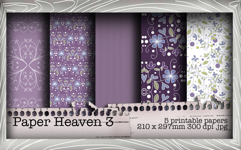 Lavender Tea Printables Download Craft & Scrapbooking Collection inc project templates