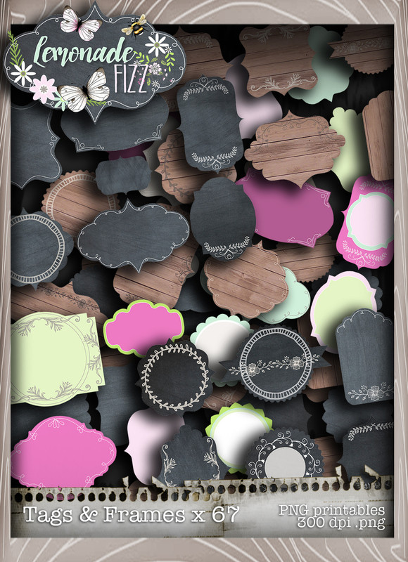 Lemonade Fizz Printables Download Craft & Scrapbooking Collection inc project templates