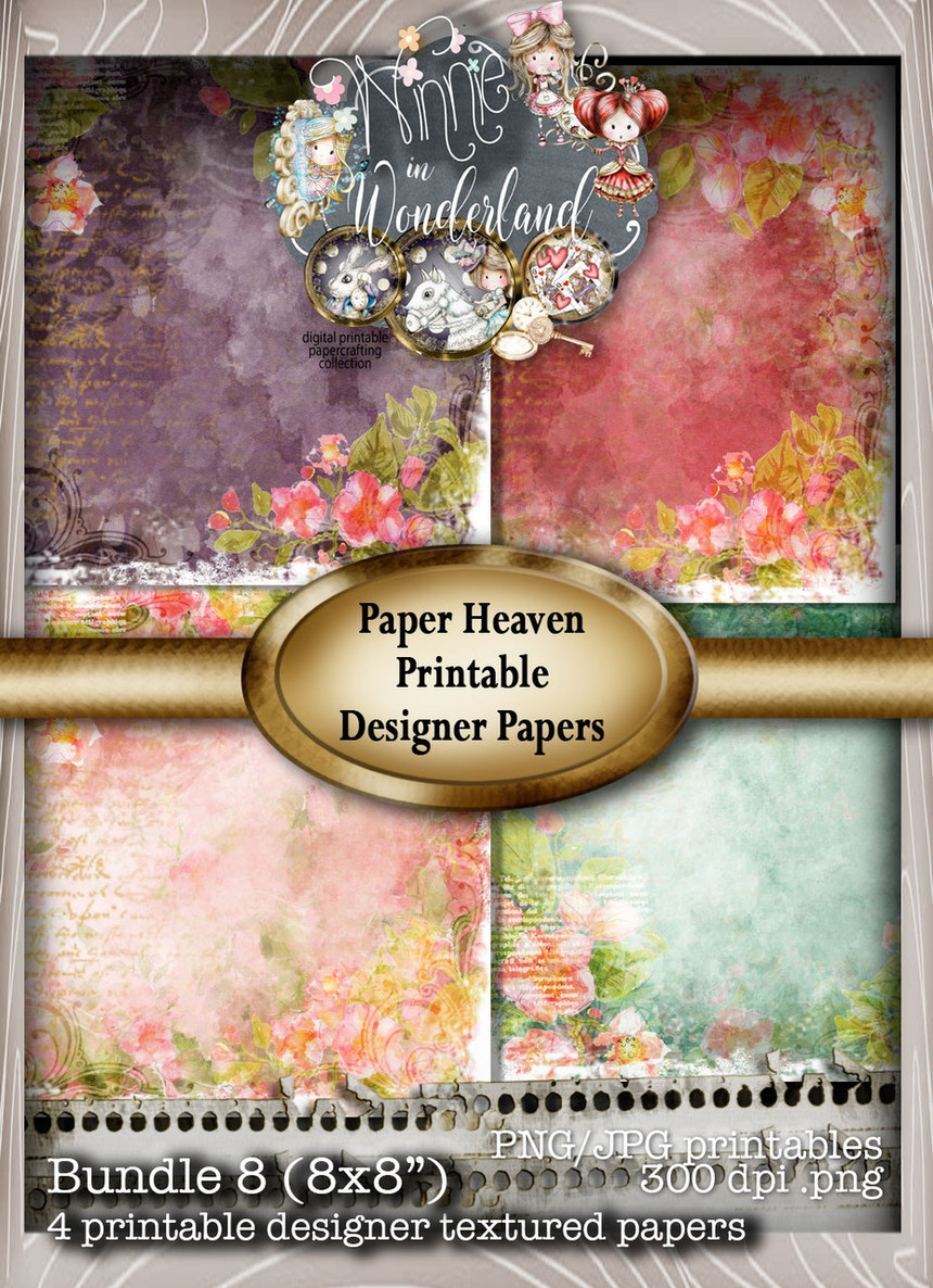 Winnie Wonderland Paper Heaven 8 - Printable Digital download