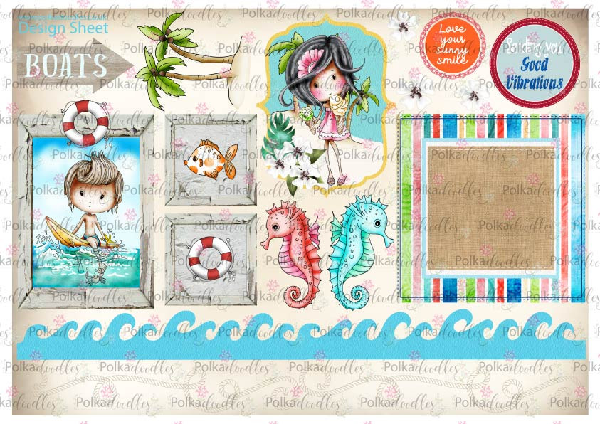 Winnie Starfish/Sandcastles Design Sheet 8 DOWNLOAD