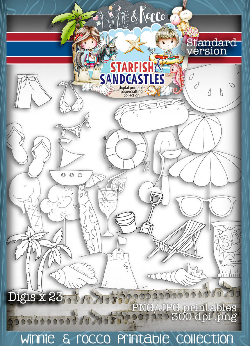 STANDARD EDITION Winnie Starfish/Sandcastles - DOWNLOAD