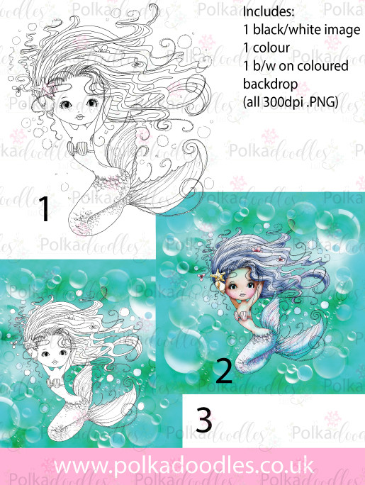 Meribelle Pretty 3-for-2 digital craft stamp download