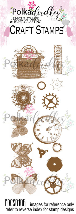 Absolute Vintage Clear Stamp set