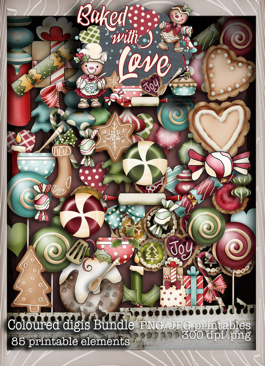Baked With Love Embellies