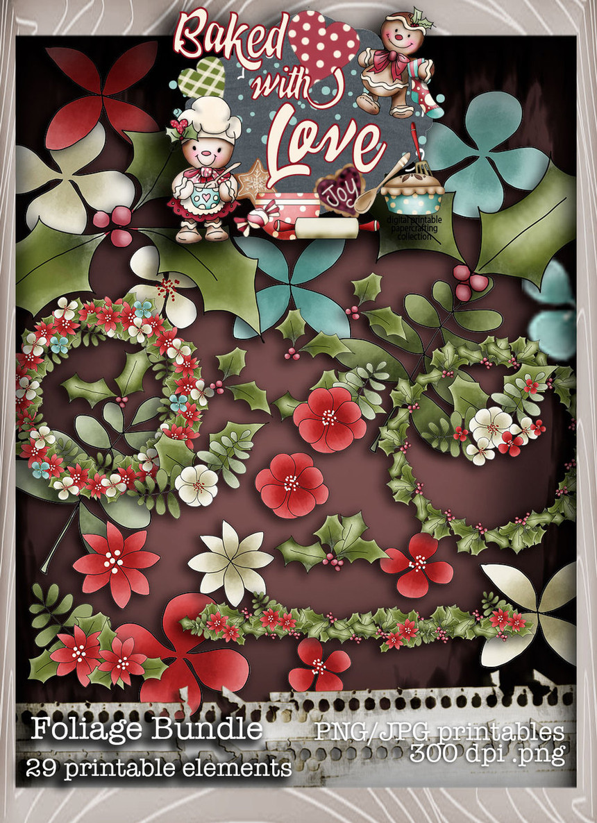 Baked With Love Foliage/Flowers