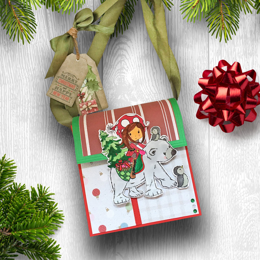 Winnie Winterland - Polar Friends digital craft stamp download