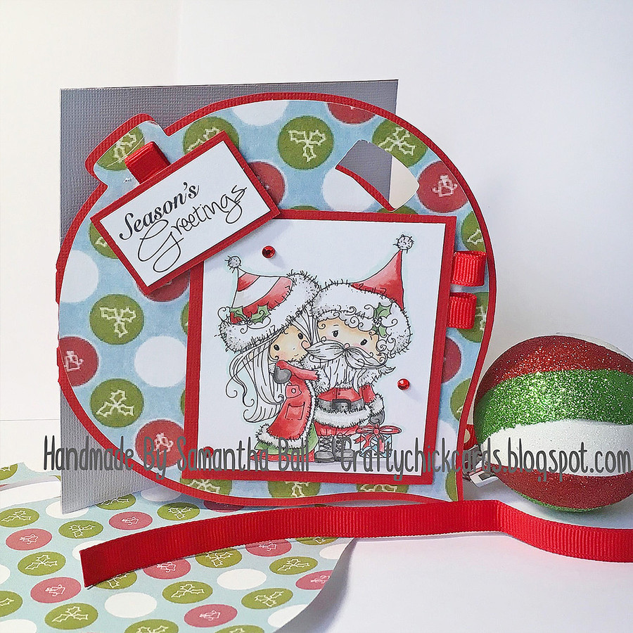 Winnie Winterland - Mr & Mrs Claus digital craft stamp download