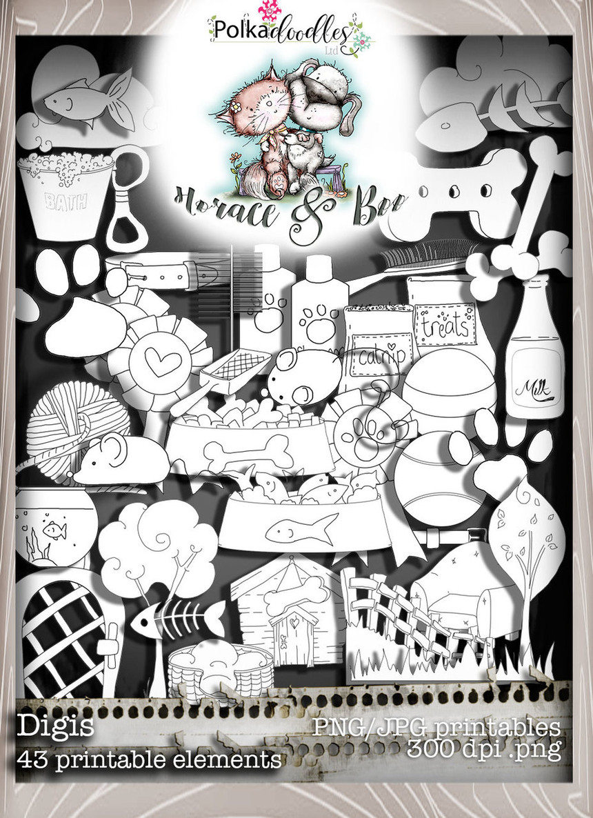 Horace & Boo BIG KAHUNA download printable craft bundle