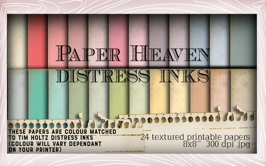 Lil Miss Sugarpops Kit 2 Distress ink papers bundle...Craft printable download digital stamps/digi scrap kit