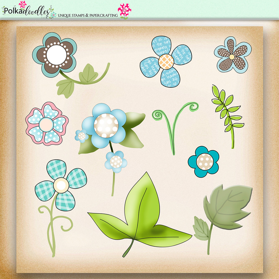 Apple Lagoon - digiscrap kit foliage