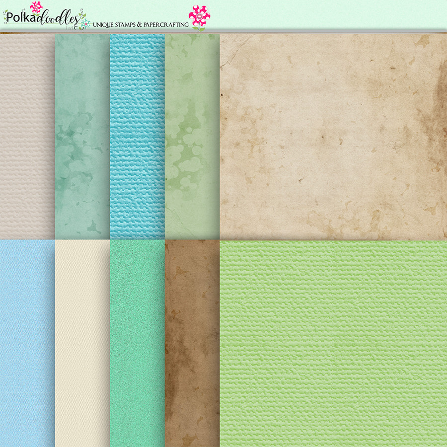 Apple Lagoon - digiscrap kit papers/materials