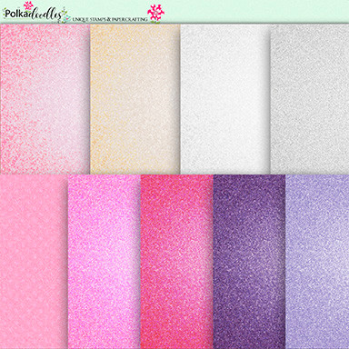 Berry Crush Digi Scrap Kit - printable glitter papers