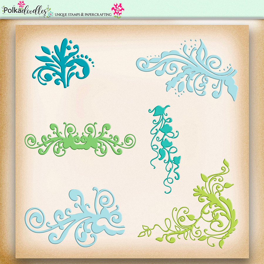 Summer Breeze - digiscrap printable download flourishes