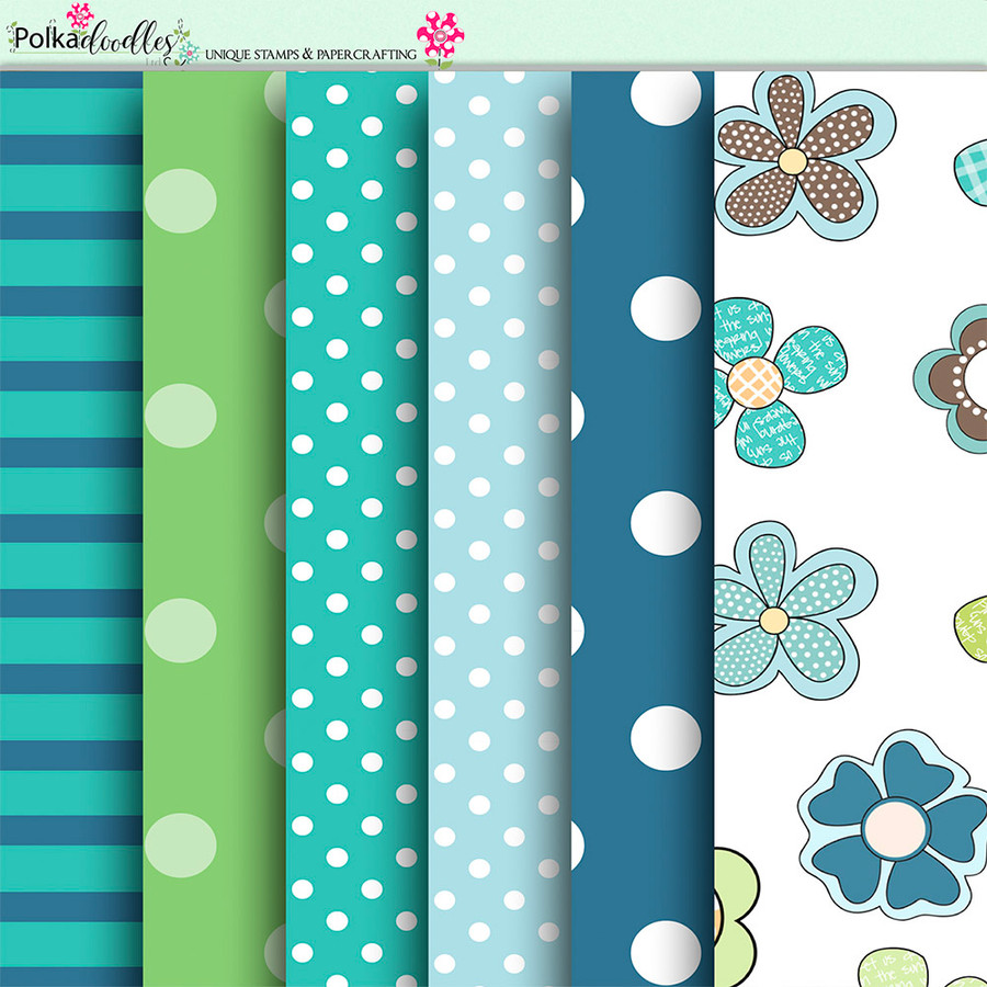 Summer Breeze - digiscrap paper printable download