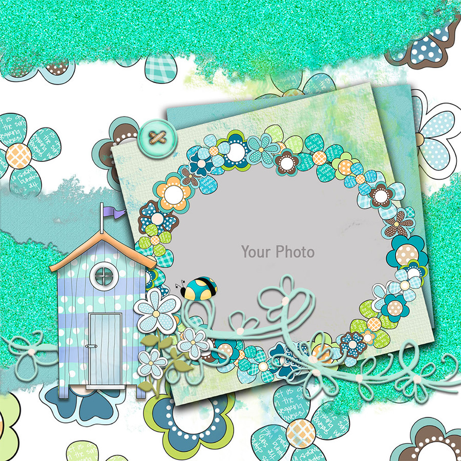 Summer Breeze - digiscrap printable download layout