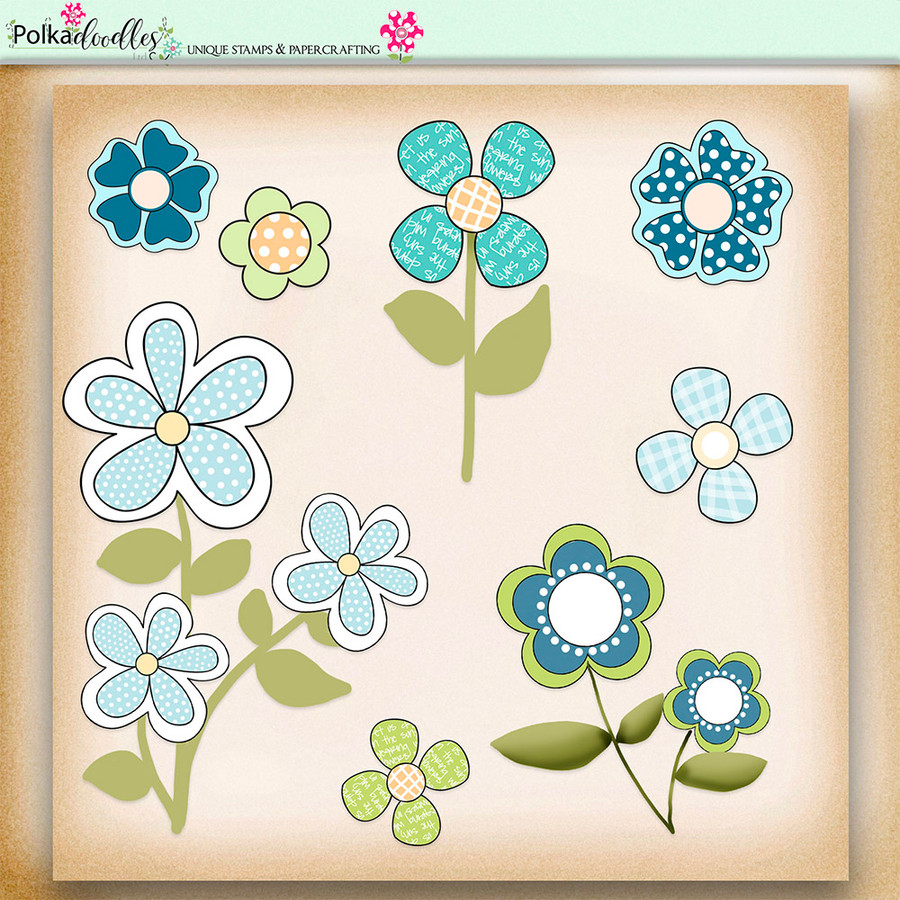 Summer Breeze - digiscrap printable download flowers