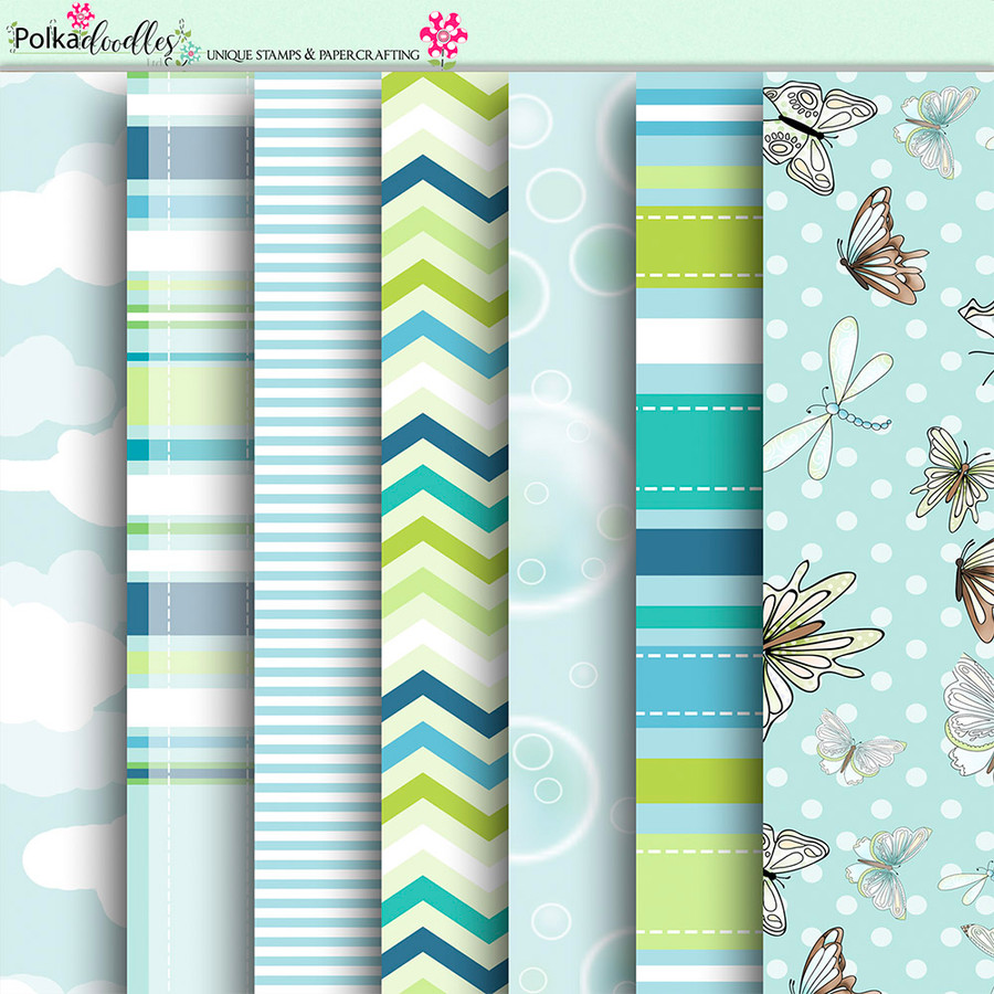 Summer Breeze - digiscrap paper printable download