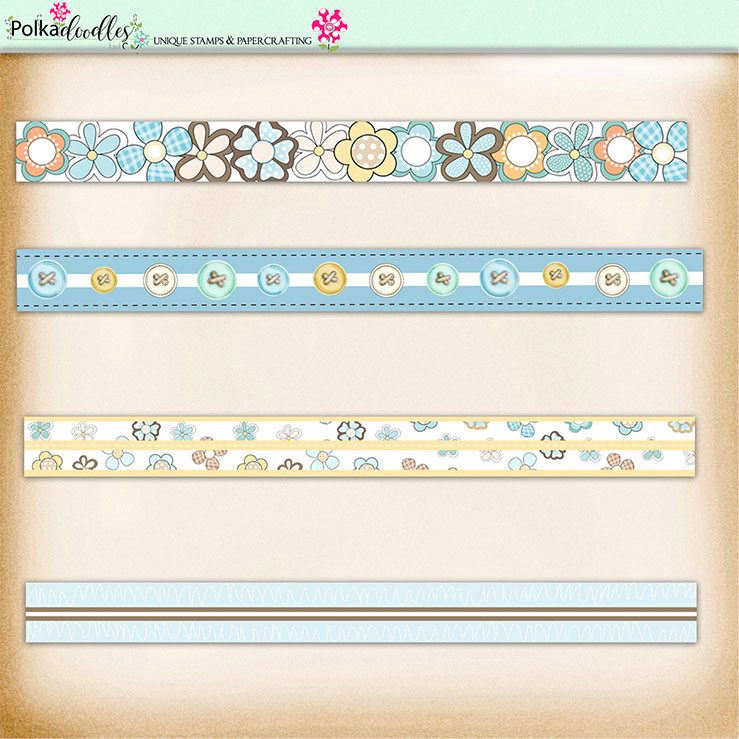 Lemon Top Digi Scrap Kit - borders