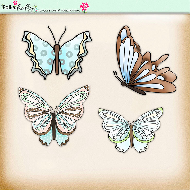 Lemon Top Digi Scrap Kit - butterflies