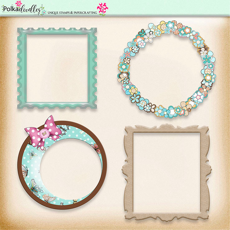 Lemon Top Digi Scrap Kit - frames